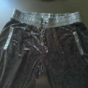 Juicy Couture Crushed Velour Joggers